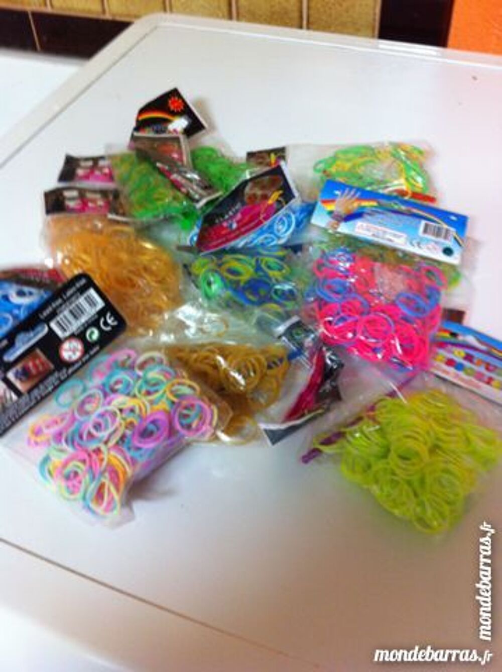 13 sachets &eacute;lastiques pour bracelet (toy6 Jeux / jouets