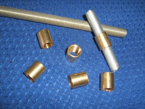 Lot de 5 raccords laiton pour tige tube de lampe pas 10 / 1 5 Marseille 13 (13)