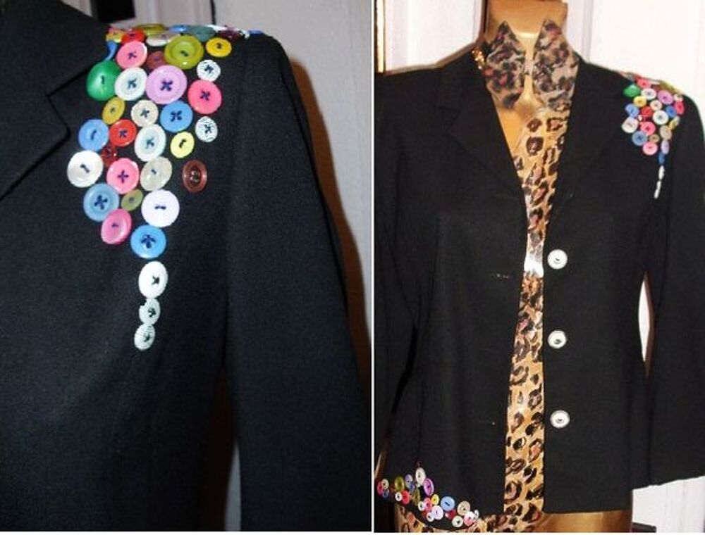 Petite Veste de Blazer noire femme Vêtements