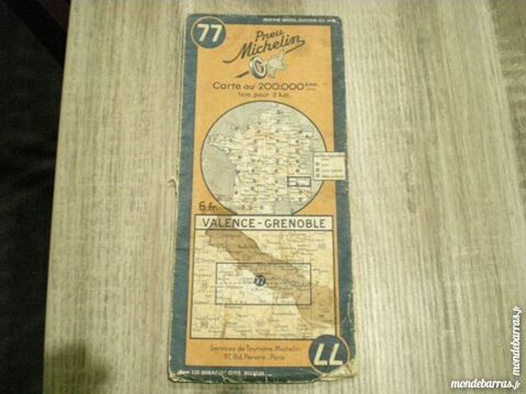  Carte routière Michelin    Valence - Grenoble  5 Saleilles (66)