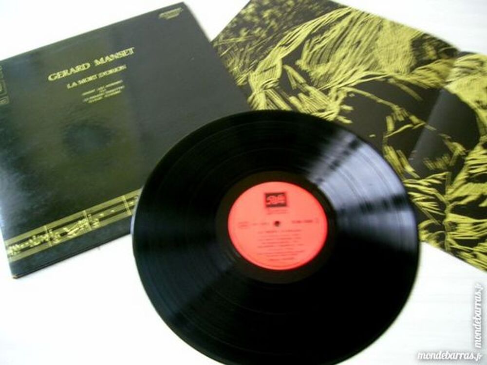 33 TOURS GERARD MANSET LA MORT D'ORION - ORIGINAL CD et vinyles
