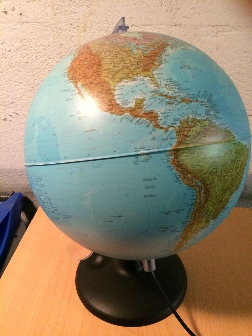 MAPPEMONDE LUMIERE Décoration