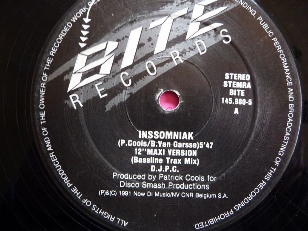 Vinyl INSSOMNIAK DJPC CD et vinyles