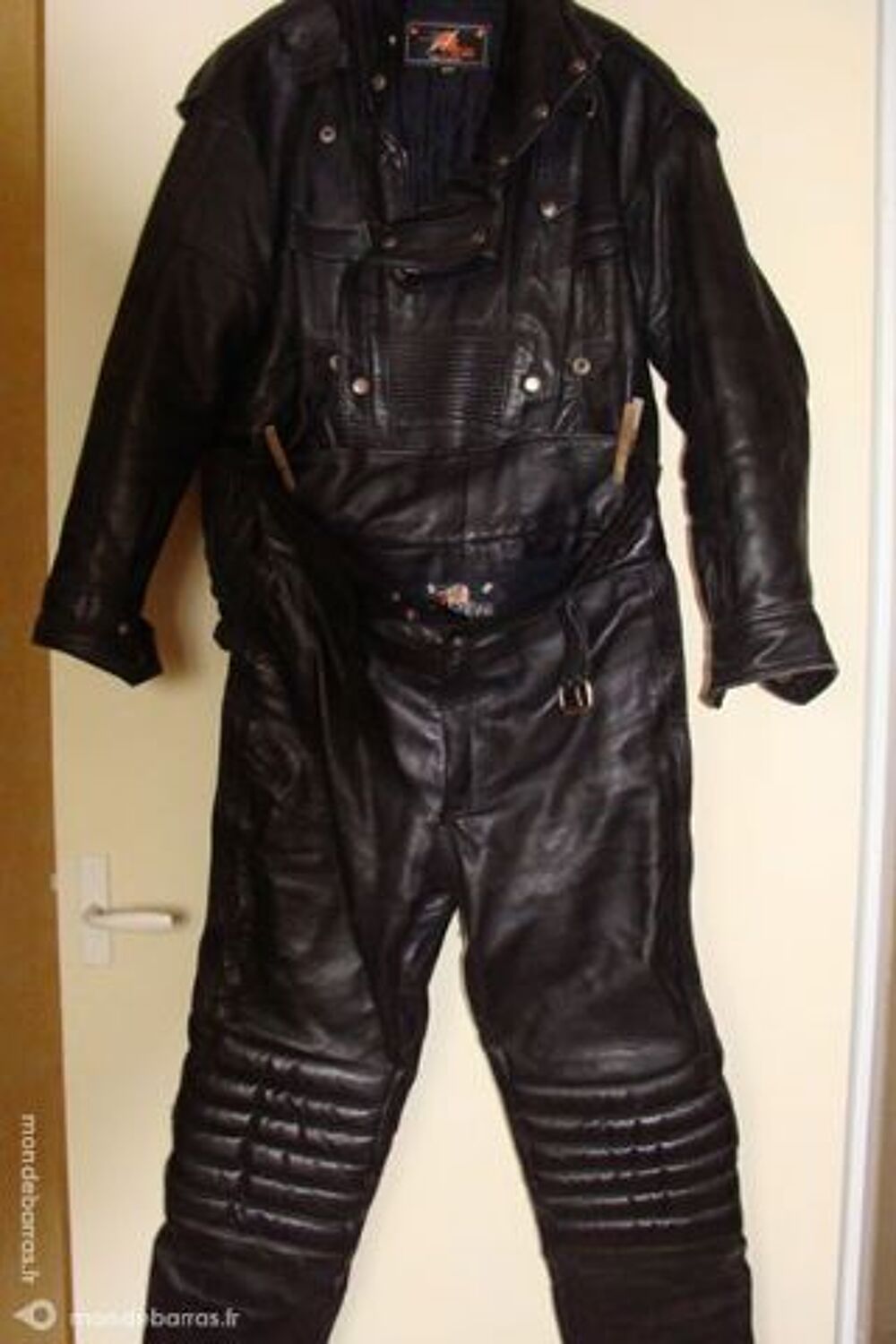 blouson de cuir noir Vêtements
