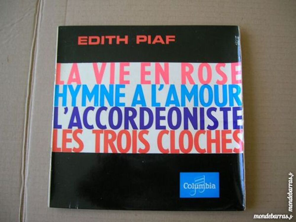 45 TOURS EDITH PIAF La vie en rose 4 CHANSONS CD et vinyles