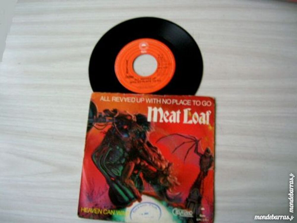 45 TOURS MEAT LOAF All revived up with no place to go CD et vinyles