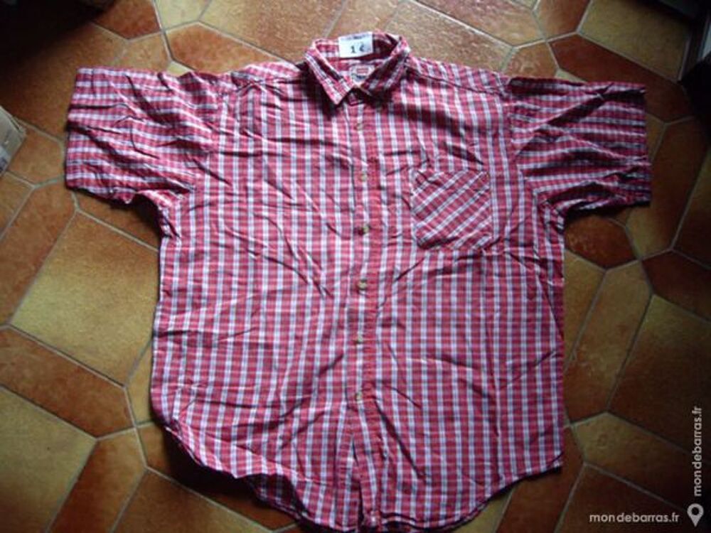 Chemises Homme manches courtes T43/44 ou TXL Vêtements