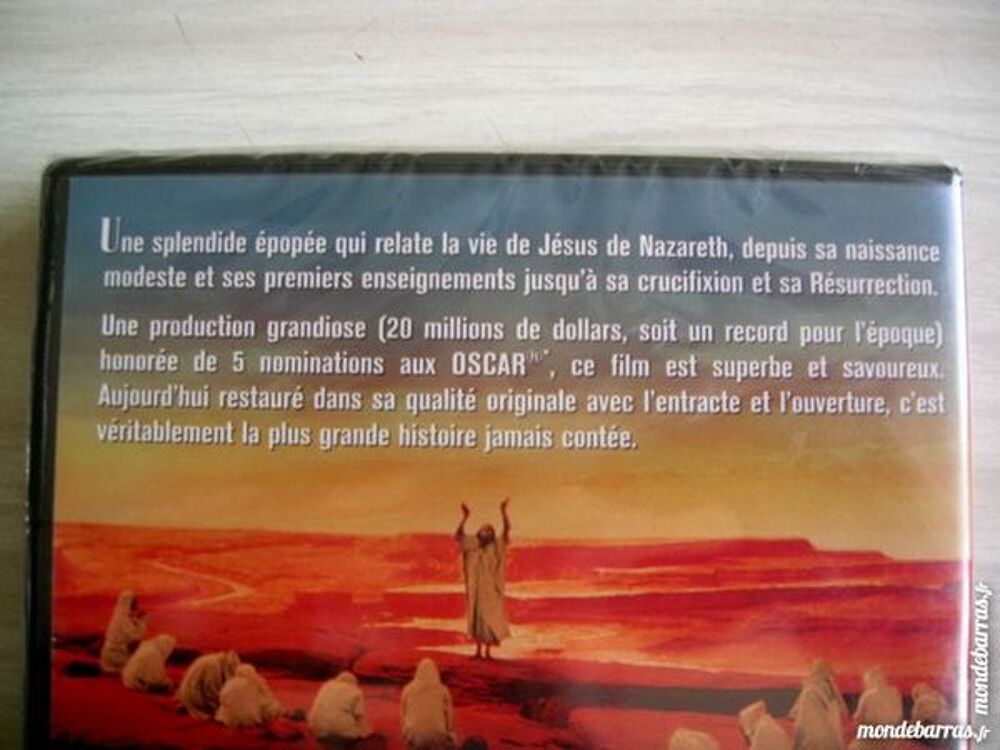 DVD LA PLUS GRANDE HISTOIRE JAMAIS CONTEE J&eacute;sus DVD et blu-ray