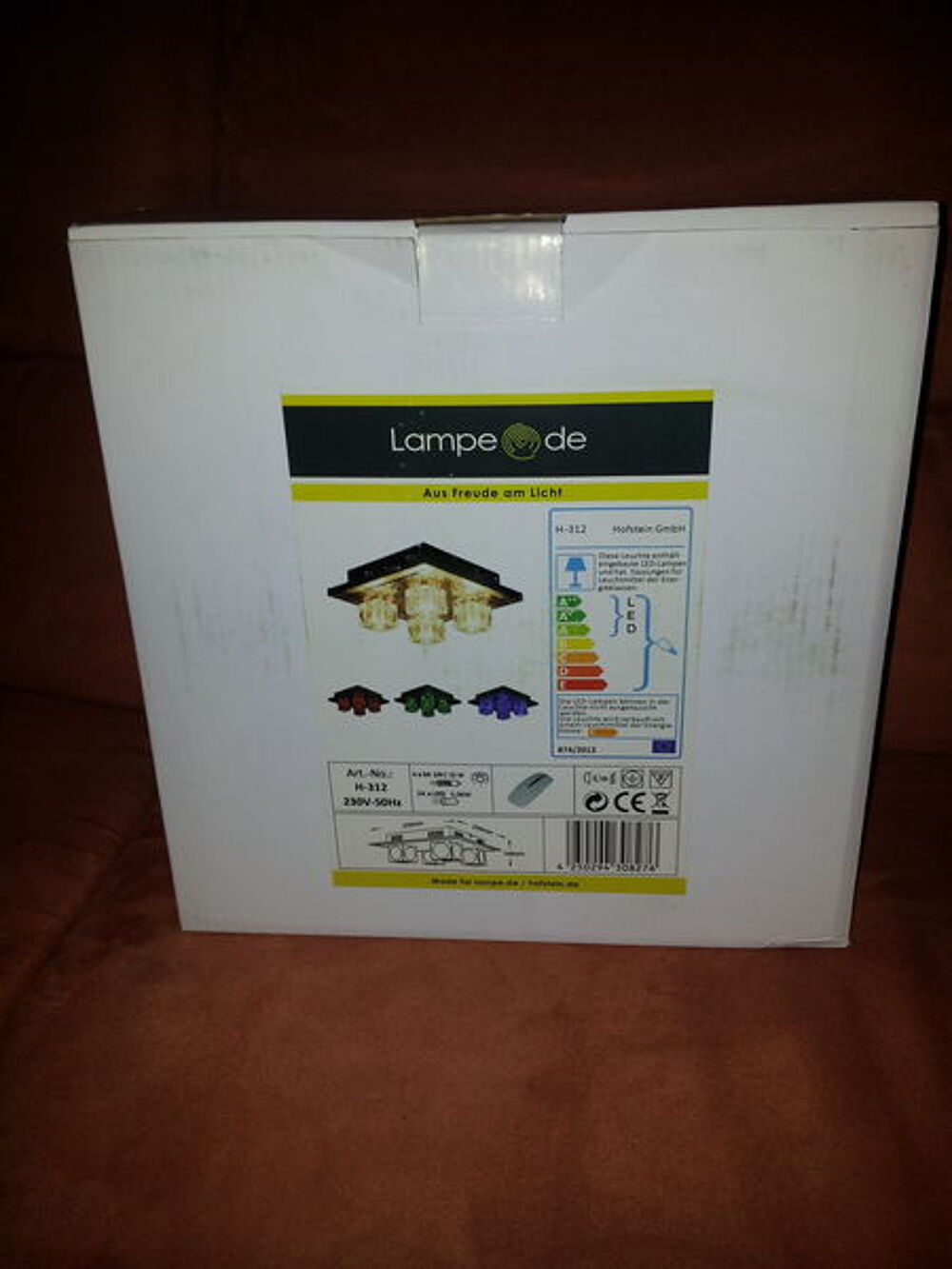 Plafonnier &agrave; led neuf et t&eacute;l&eacute;commande Décoration
