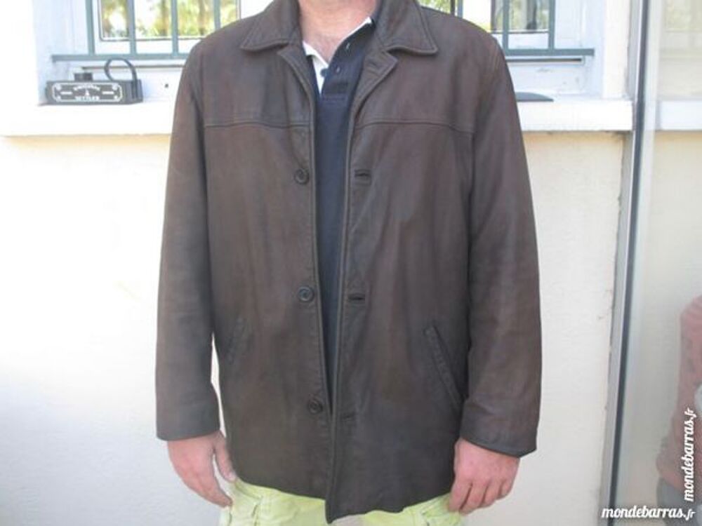 veste en cuir oakwood en vachette taille XL Vêtements