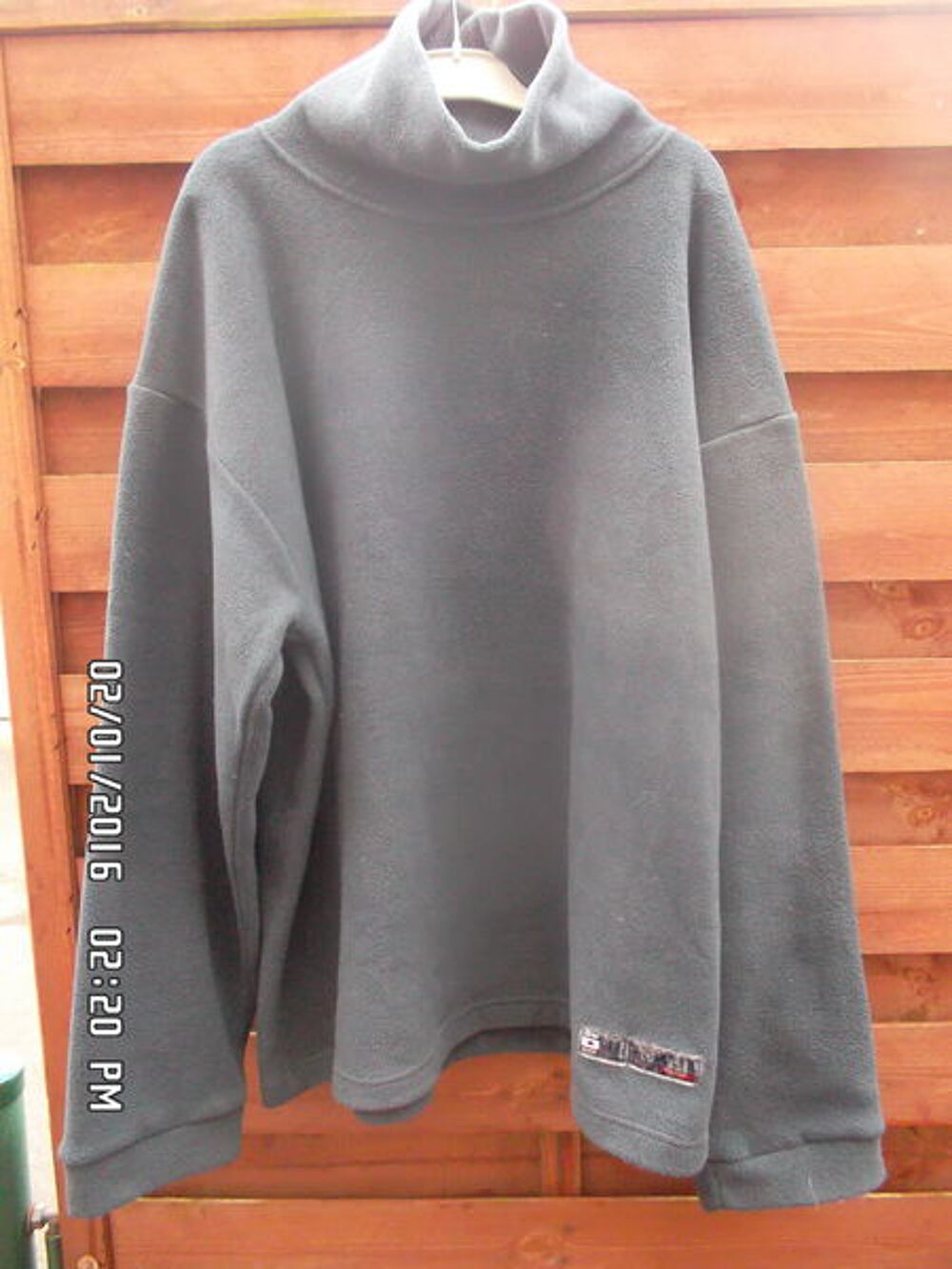 SWEAT POLAIRE GRIS*JUSTE 2E*KIKI60230 Vêtements