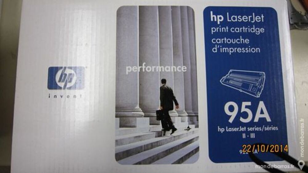 Toner d'origine HP LASERJET SERIES 2 ET 3 REF 95A Matériel informatique