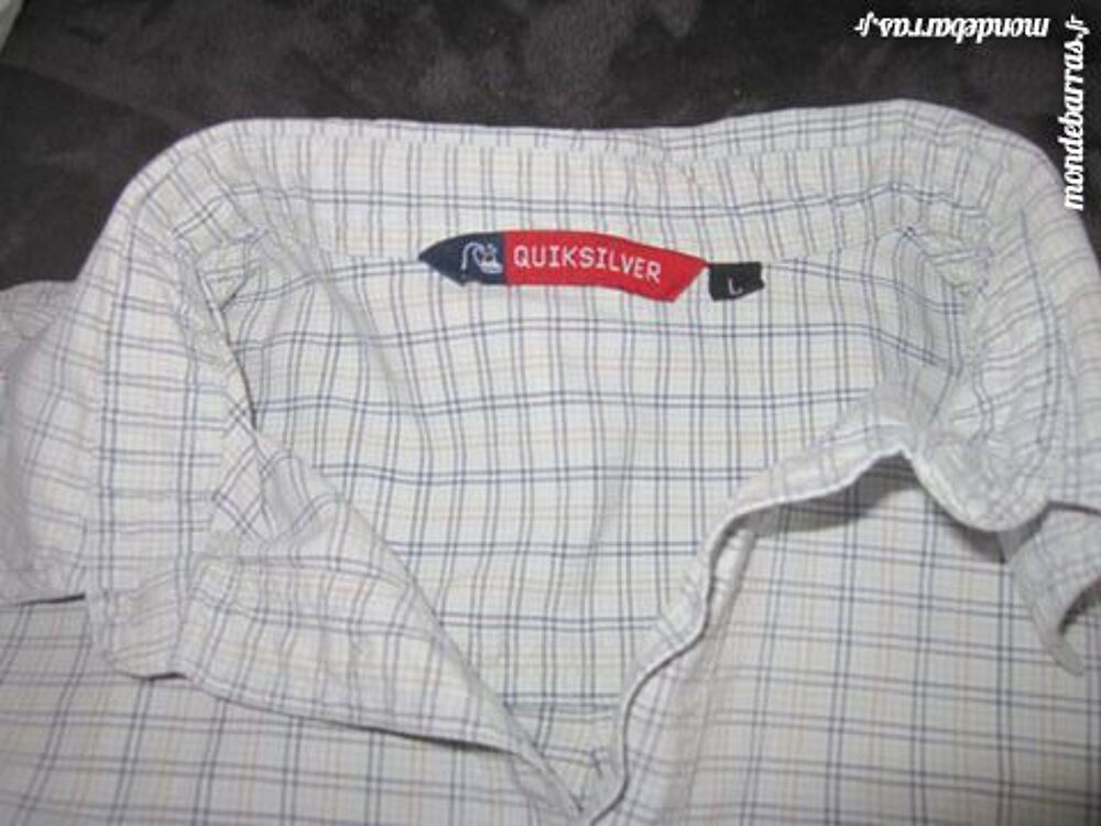 Chemise Quiksilver Manches Courtes Coton L Homme V�tements