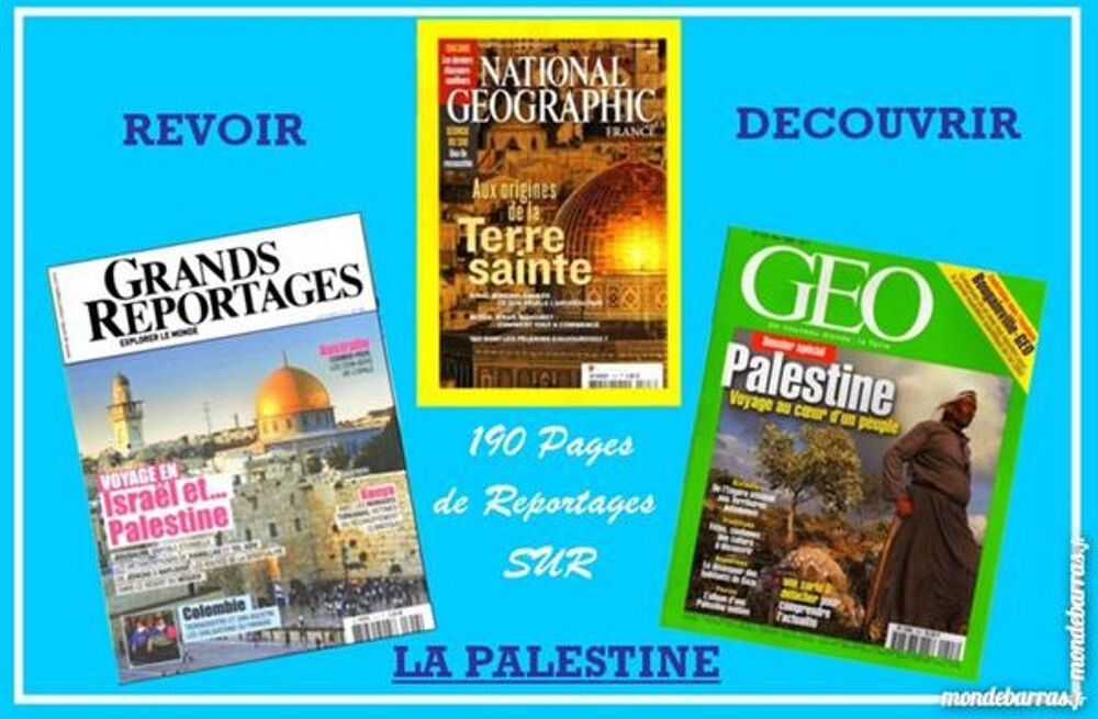 PALESTINE - en terre sainte Livres et BD