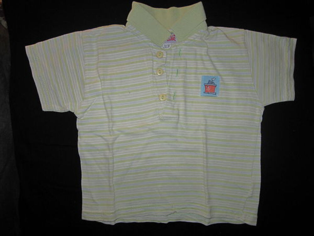 T-shirt gar&ccedil;on type polo 18 mois BARBOUILLAGE Vêtements enfants