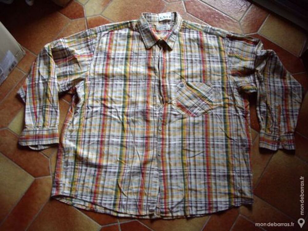 CHEMISES Homme MANCHES LONGUES T.XXL Vêtements