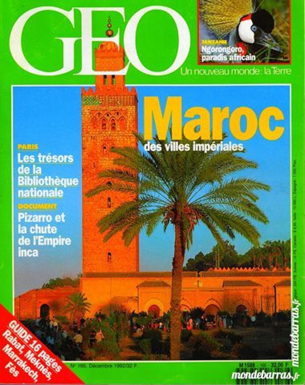 MAROC - g&eacute;o - VOYAGE / Livres et BD