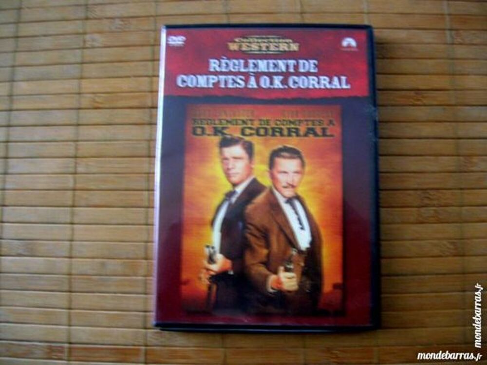 DVD REGLEMENT DE COMPTE &agrave; O.K. CORRAL DVD et blu-ray