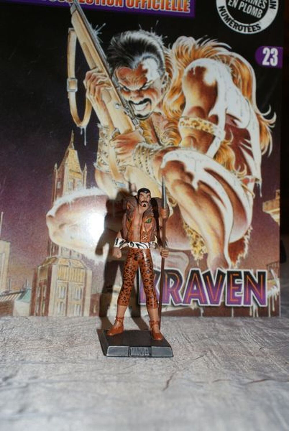 figurine en plomb "marvel eaglemoss" KRAVEN
