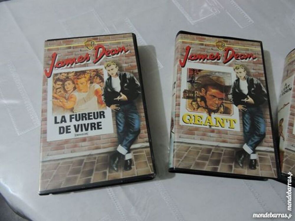 Cassettes VHS James Dean DVD et blu-ray