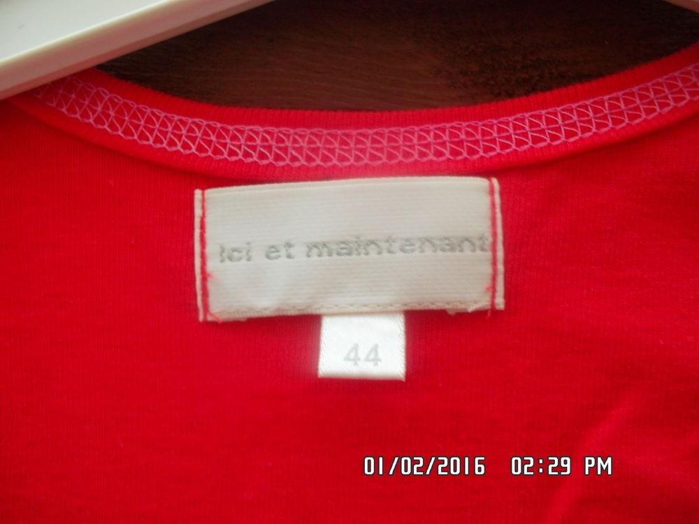 DEBARDEUR ROUGE-ORANGE*JUSTE 2E*KIKI60230 Vêtements