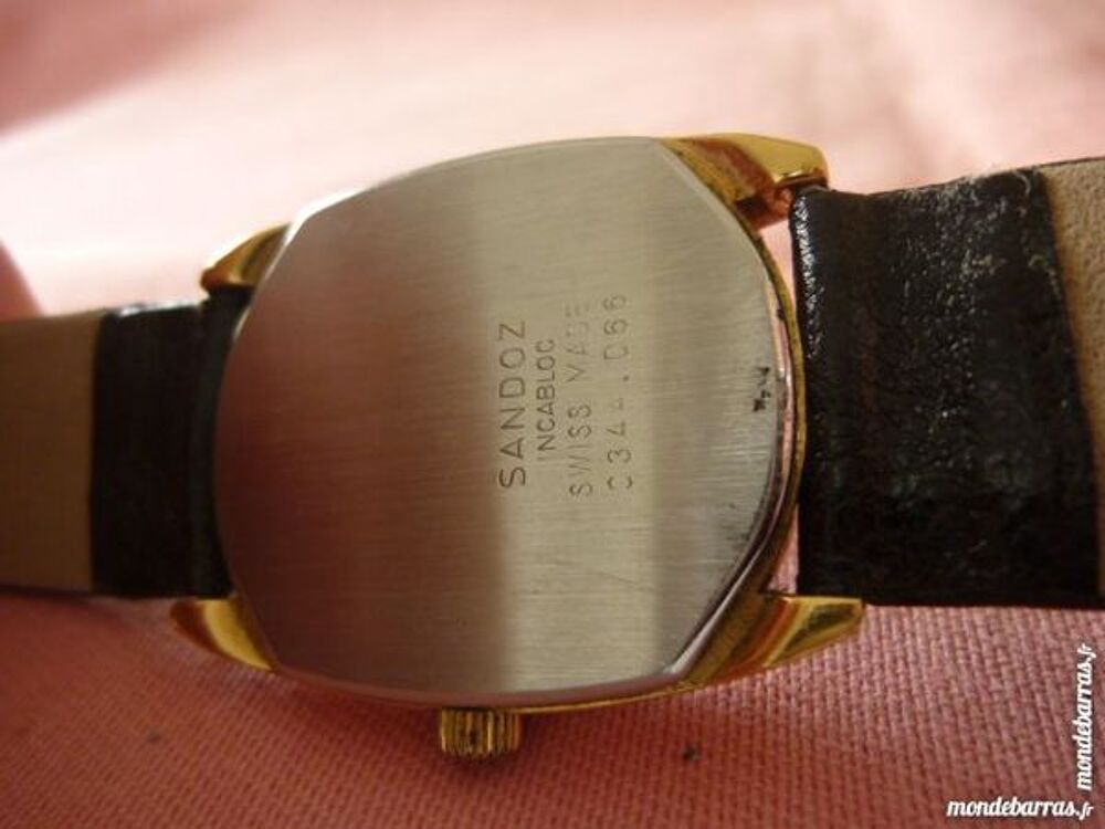 SANDOZ montre Suisse m&eacute;canique 17 rubis SAN0019 Bijoux et montres