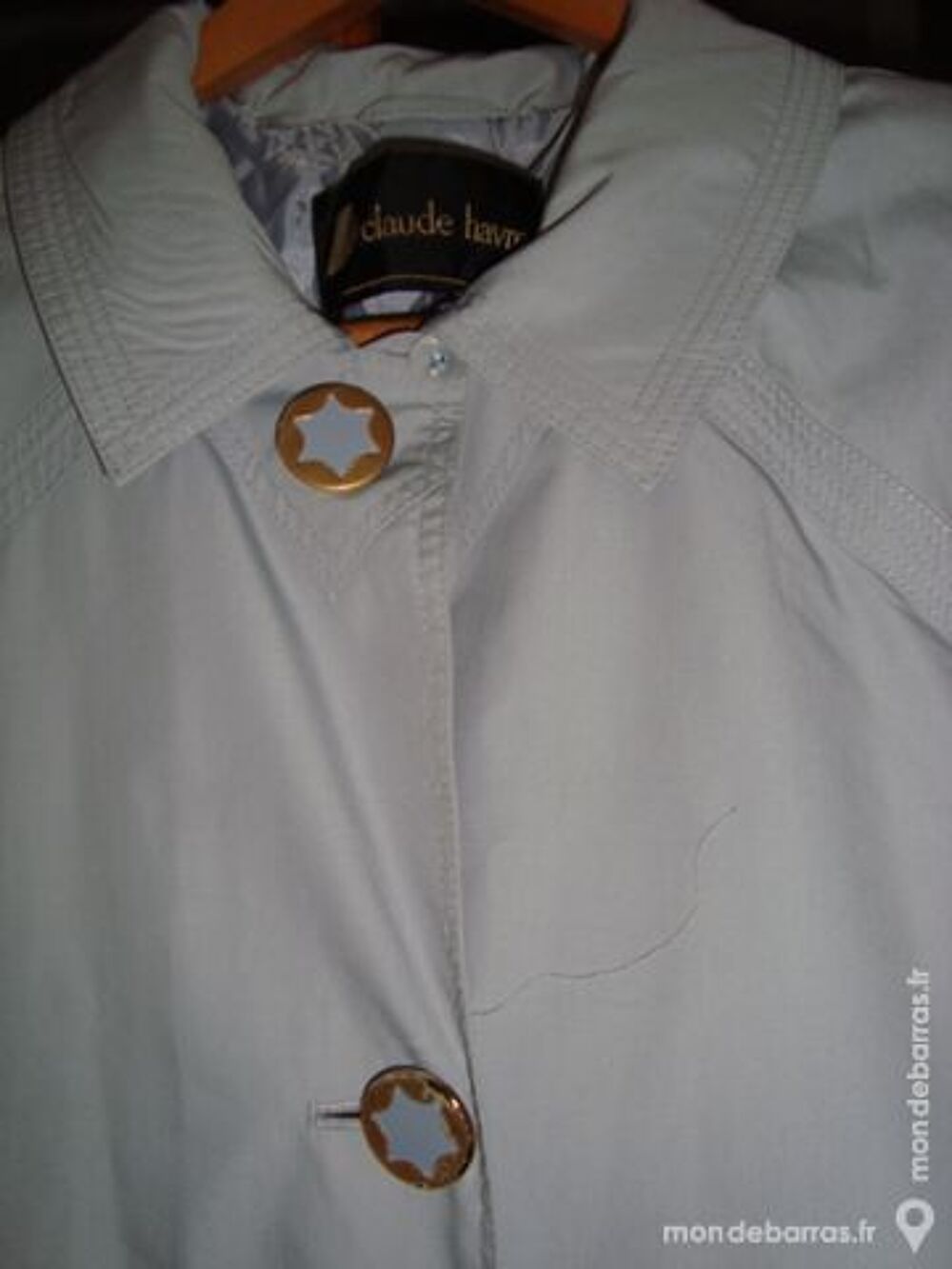 IMPERMEABLE GRISSOURIS &laquo;CLAUDE HAVREY&raquo; t;44/46 Vêtements
