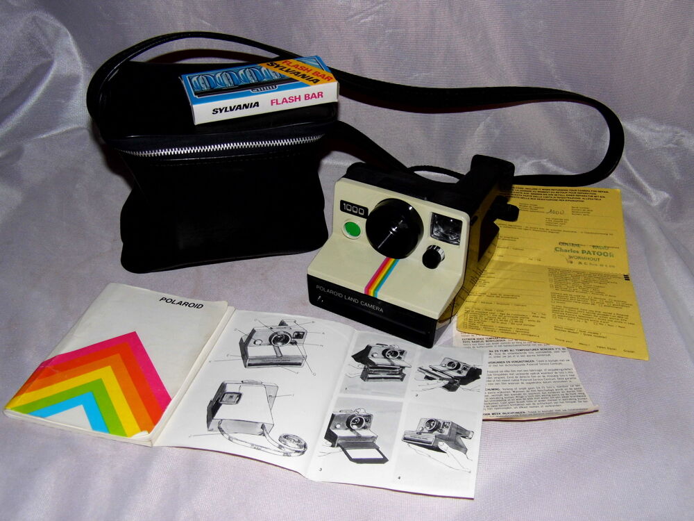 POLAROID 1000 POLAROID LAND CAMERA SX 70 APPAREIL PHOTO VINTAGE 