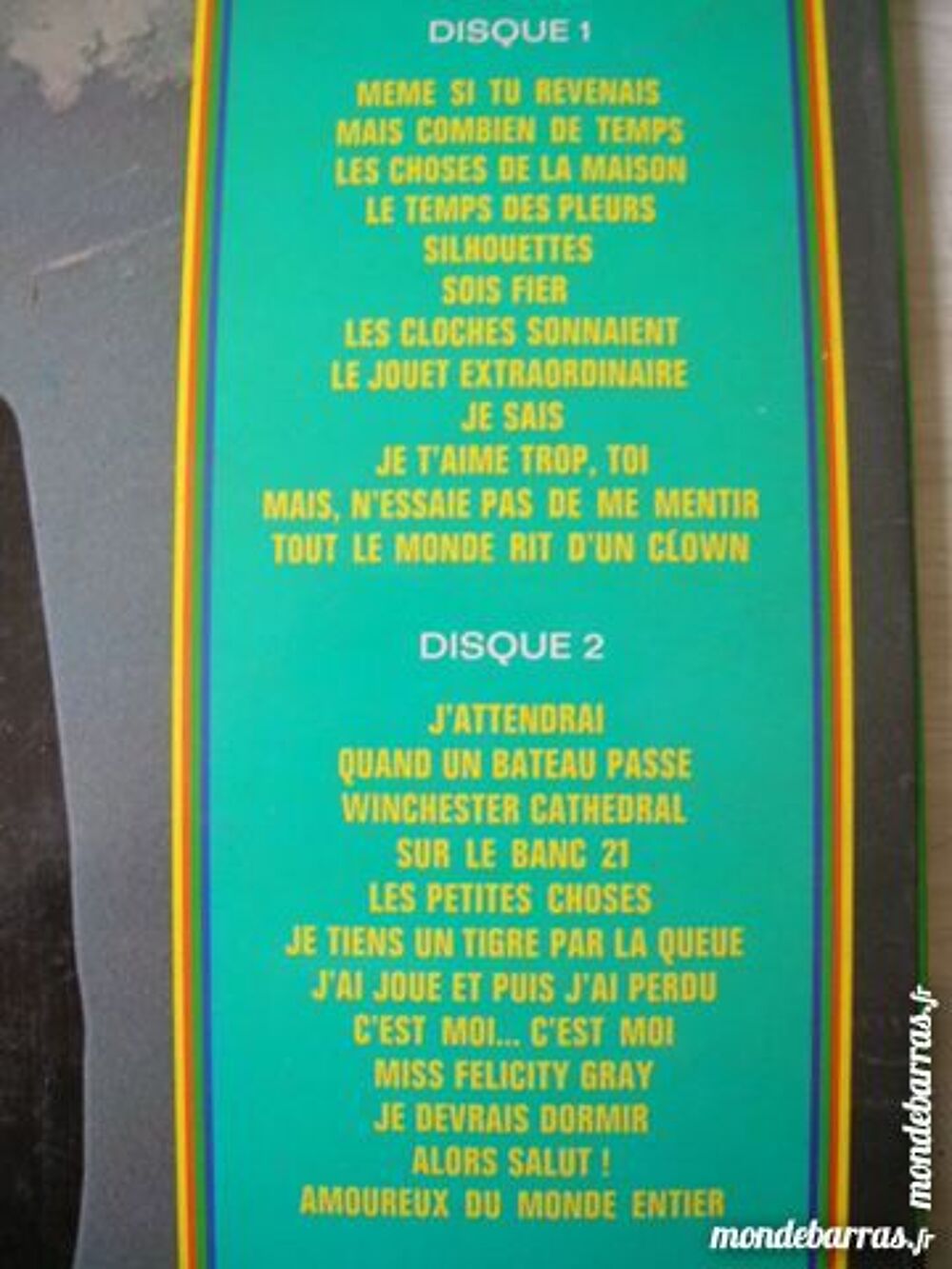 DOUBLE 33 TOURS CLAUDE FRANCOIS Super Hits Vol 2 CD et vinyles
