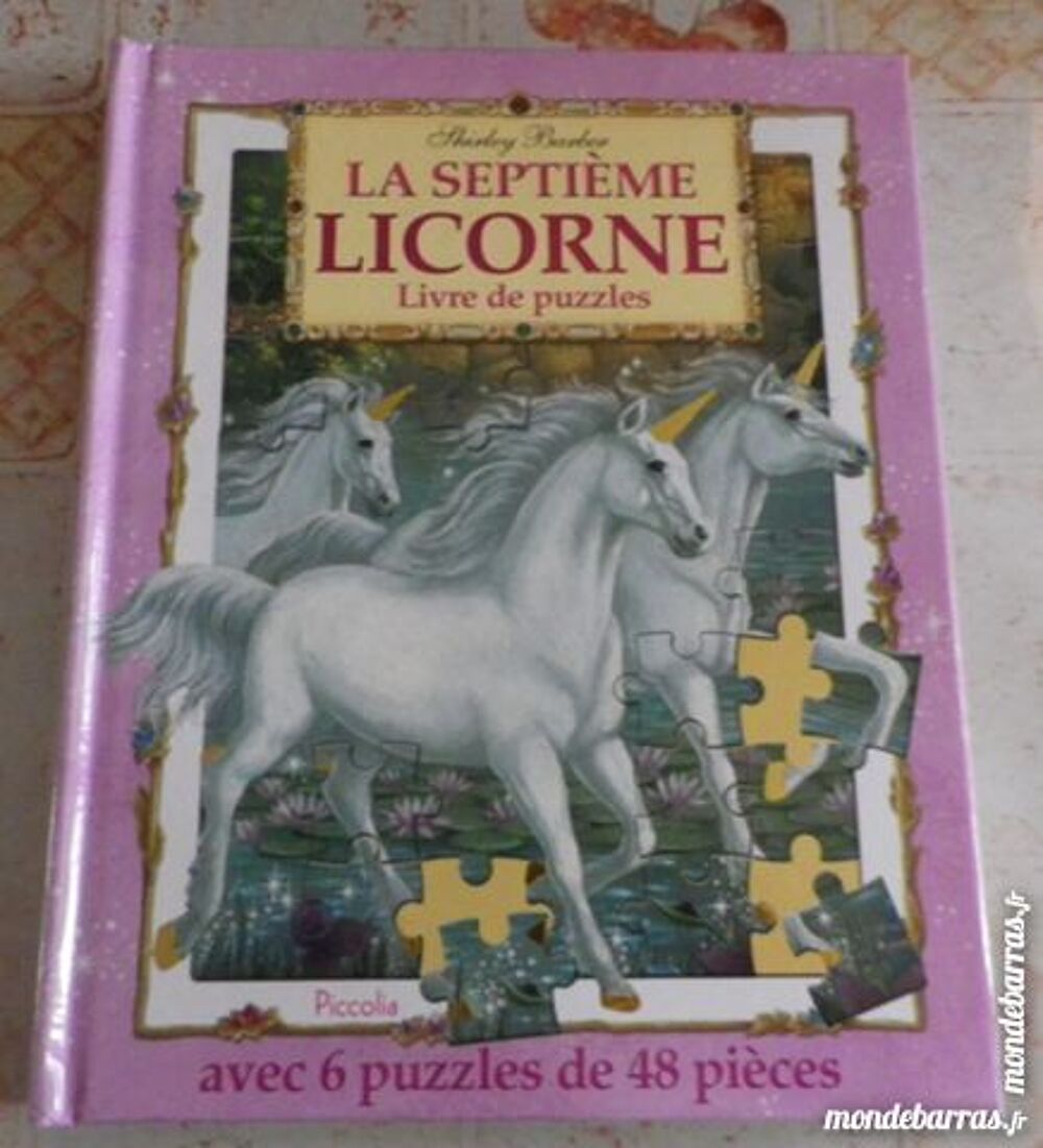 LA SEPTIEME LICORNE LIVRE PUZZLES ***neuf*** Livres et BD