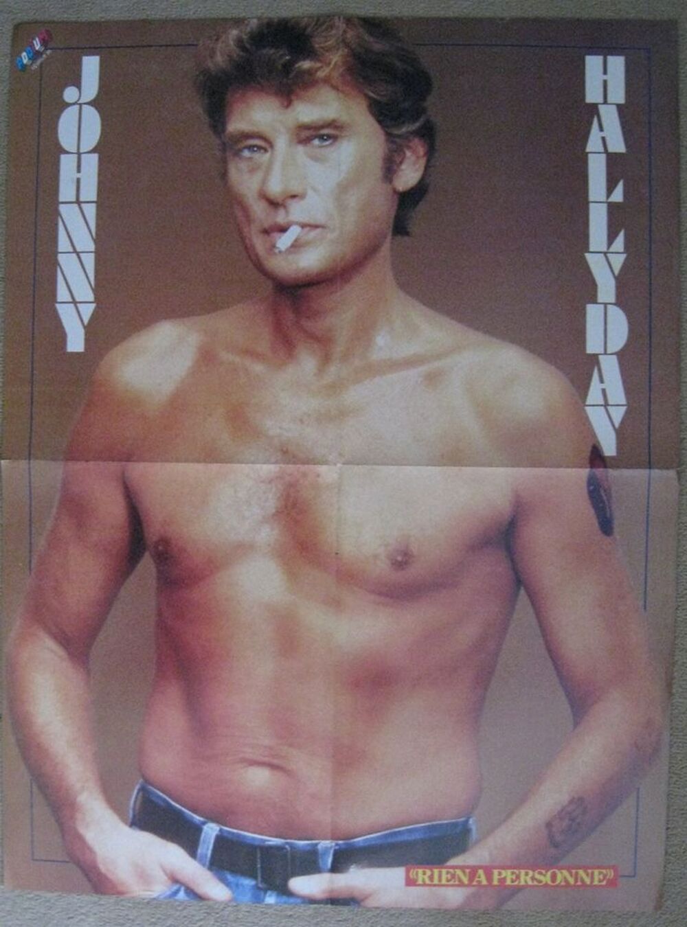 Poster Johnny Hallyday/Christophe Lambert Livres et BD