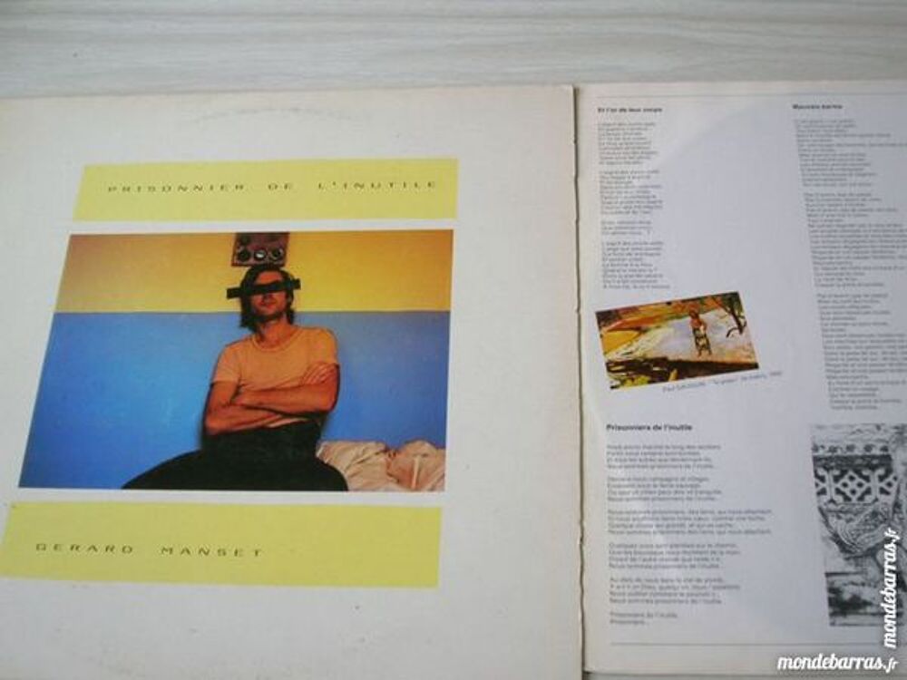 33 TOURS MANSET Prisonnier de l'inutile CD et vinyles
