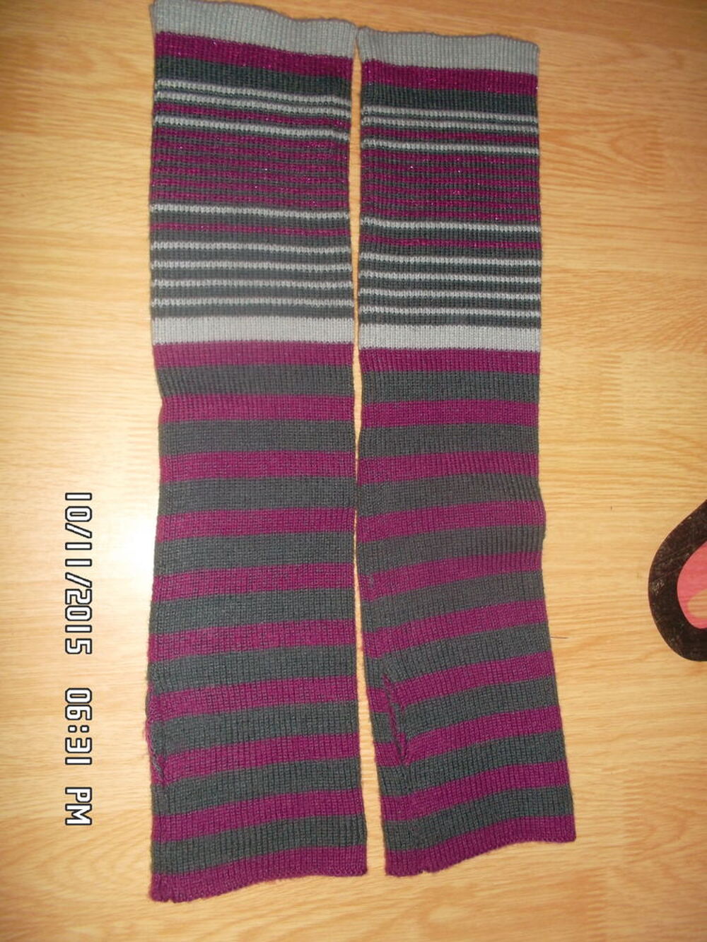 MITAINES GRIS-ROSE-VIOLET*JUSTE 2E*KIKI60230 Maroquinerie