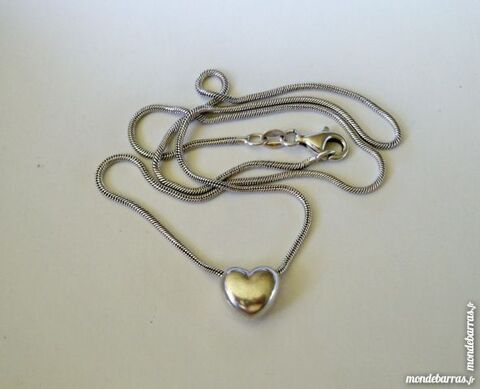 Collier coeur en Argent 10 Bthune (62)