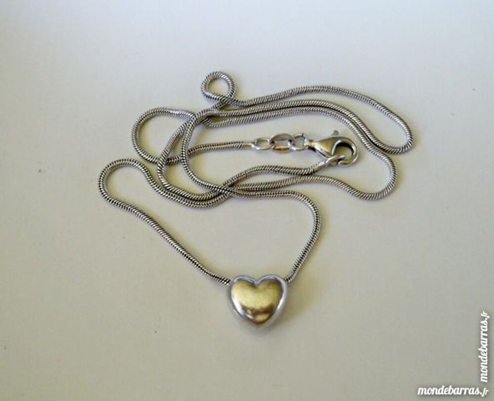 Collier coeur en Argent Bijoux et montres