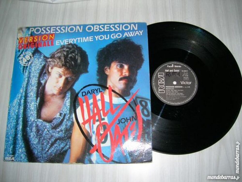 MAXI 45 TOURS HALL AND OATES Possession obsession CD et vinyles