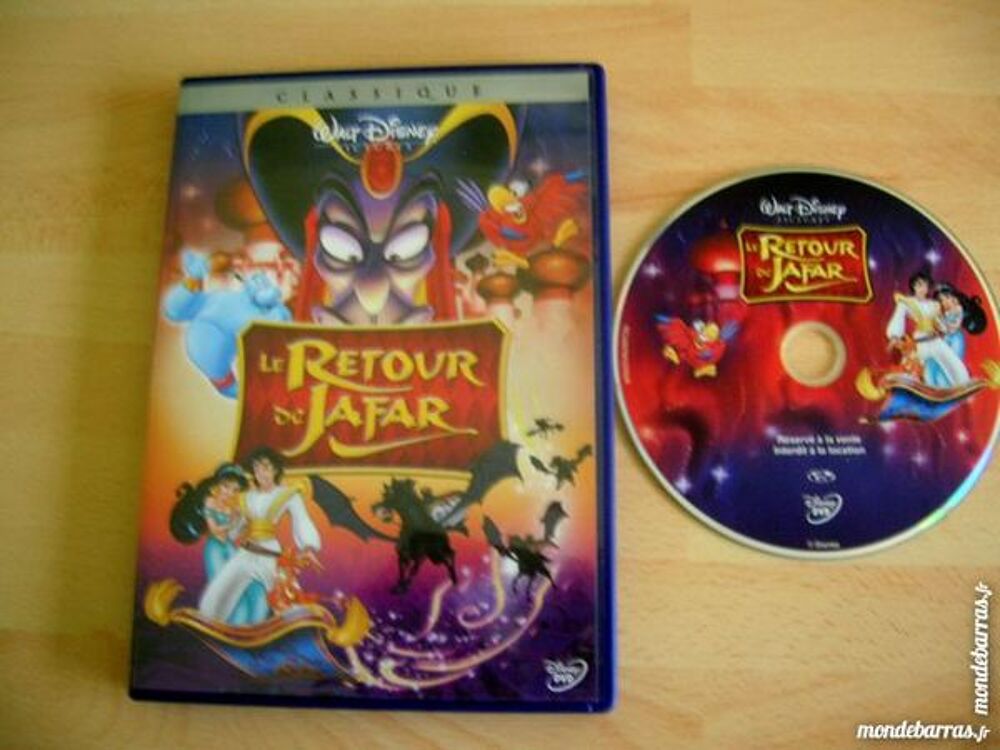 DVD LE RETOUR de JAFAR - W. Disney DVD et blu-ray