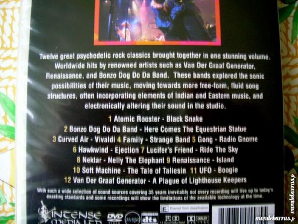 DVD PSYCHEDELIA The anthology - 60'S DVD et blu-ray