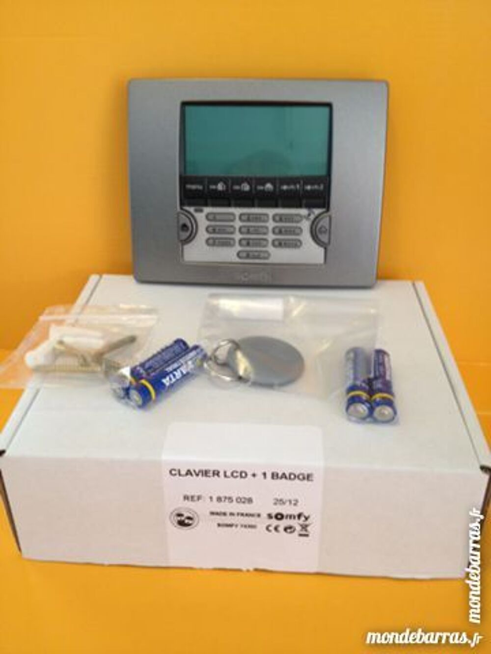 Lot de deux badges pour alarme Somfy Bricolage