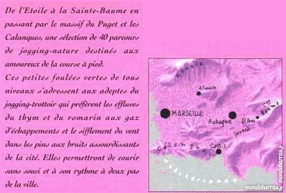 JOGGING - NATURE - MARSEILLE / les-livres-de-jac Livres et BD