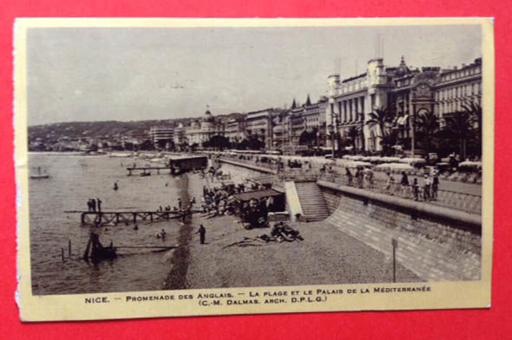 CPA Promenade des Anglais - Nice 1917 