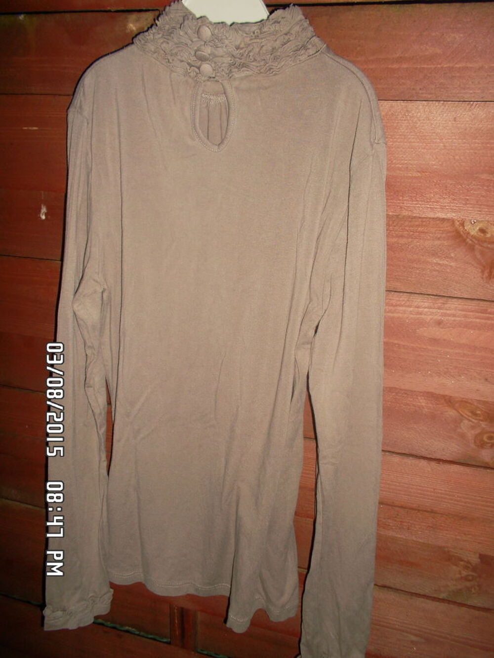 HAUT MARRON PATRICE BREAL*JUSTE 3E*KIKI60230 Vêtements