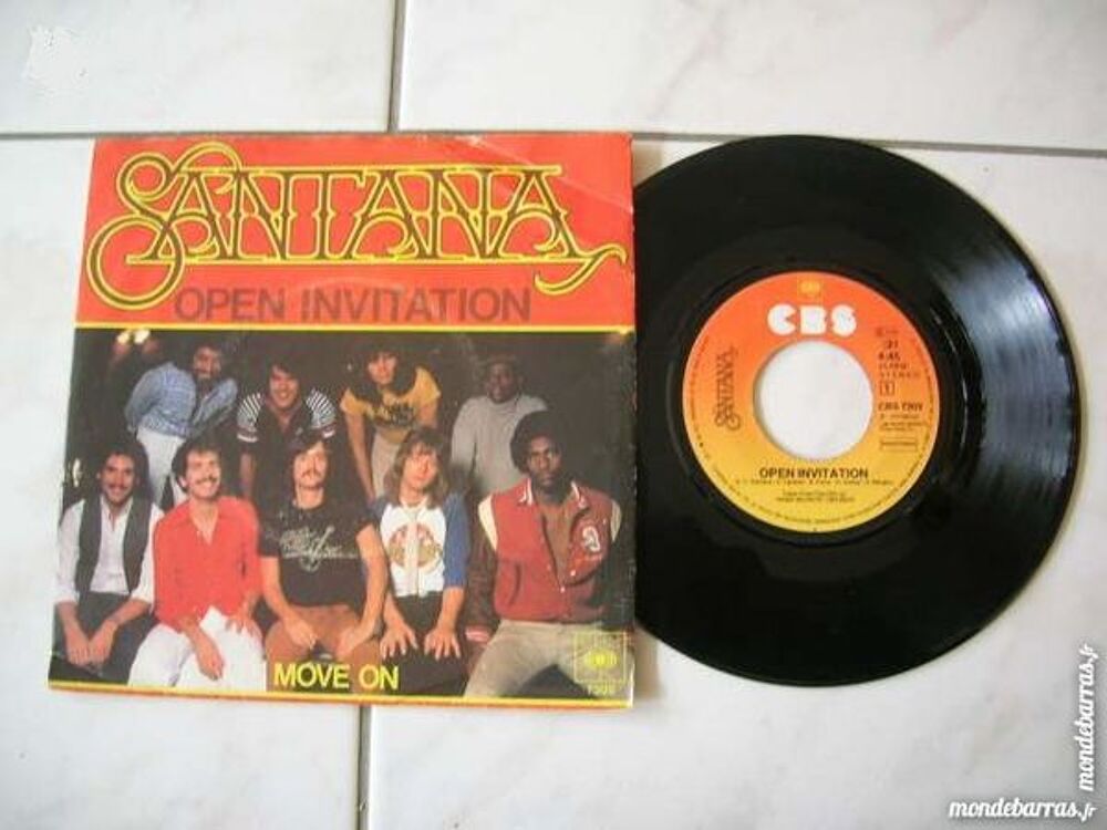 45 Tours SANTANA Open invitation CD et vinyles