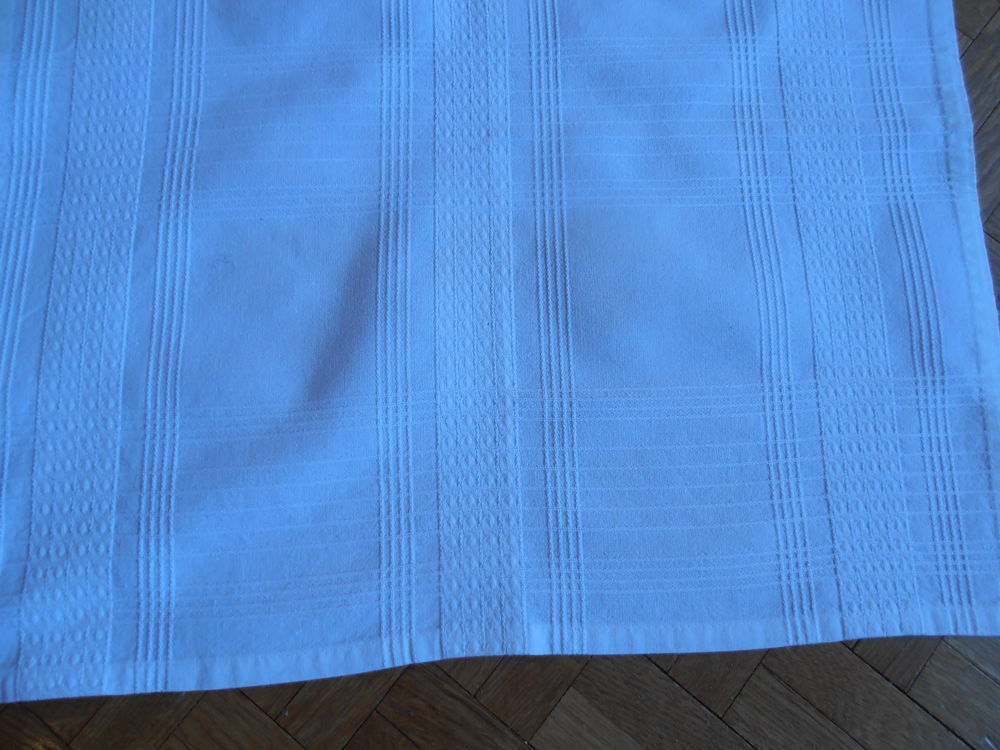 Serviette nervur&eacute;e blanche (79) Cuisine
