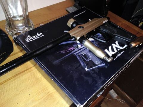 Azodin kaos or et noir  + casque helix termal + loder 100 Fronton (31)