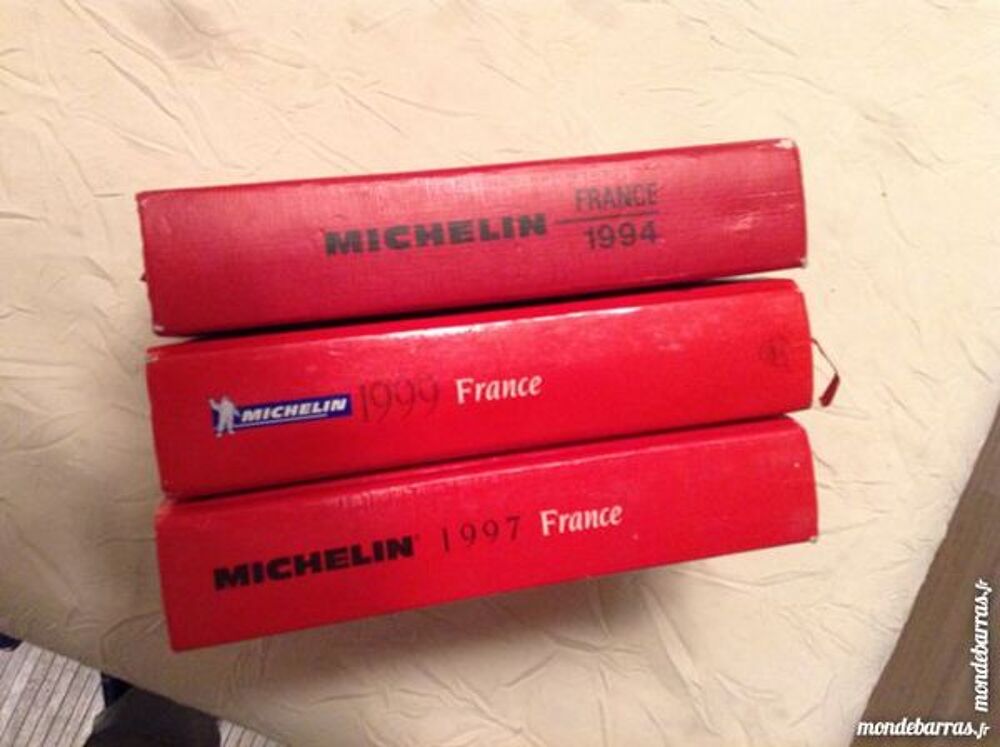 guides rouges Michelin 1994 , 1997 et 1999 
