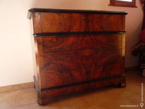 Commode Louis Philippe secrétaire,loupe d'ormeau 495 Castres (81)