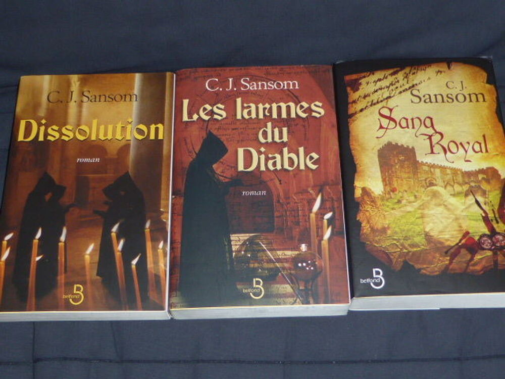 Trilogie CJ Sansom Livres et BD