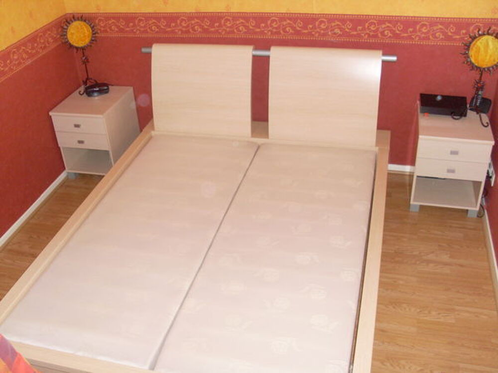chambre compl&egrave;te lit Gauthier 160x200 Meubles