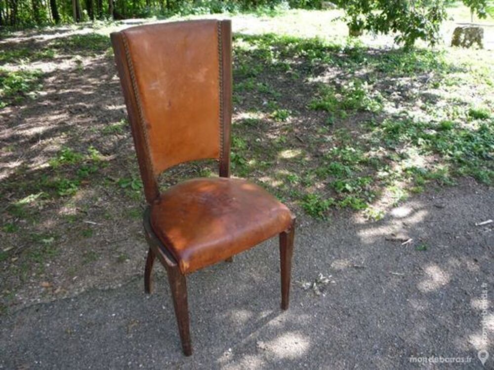 Chaise assise et dossier cuir Meubles